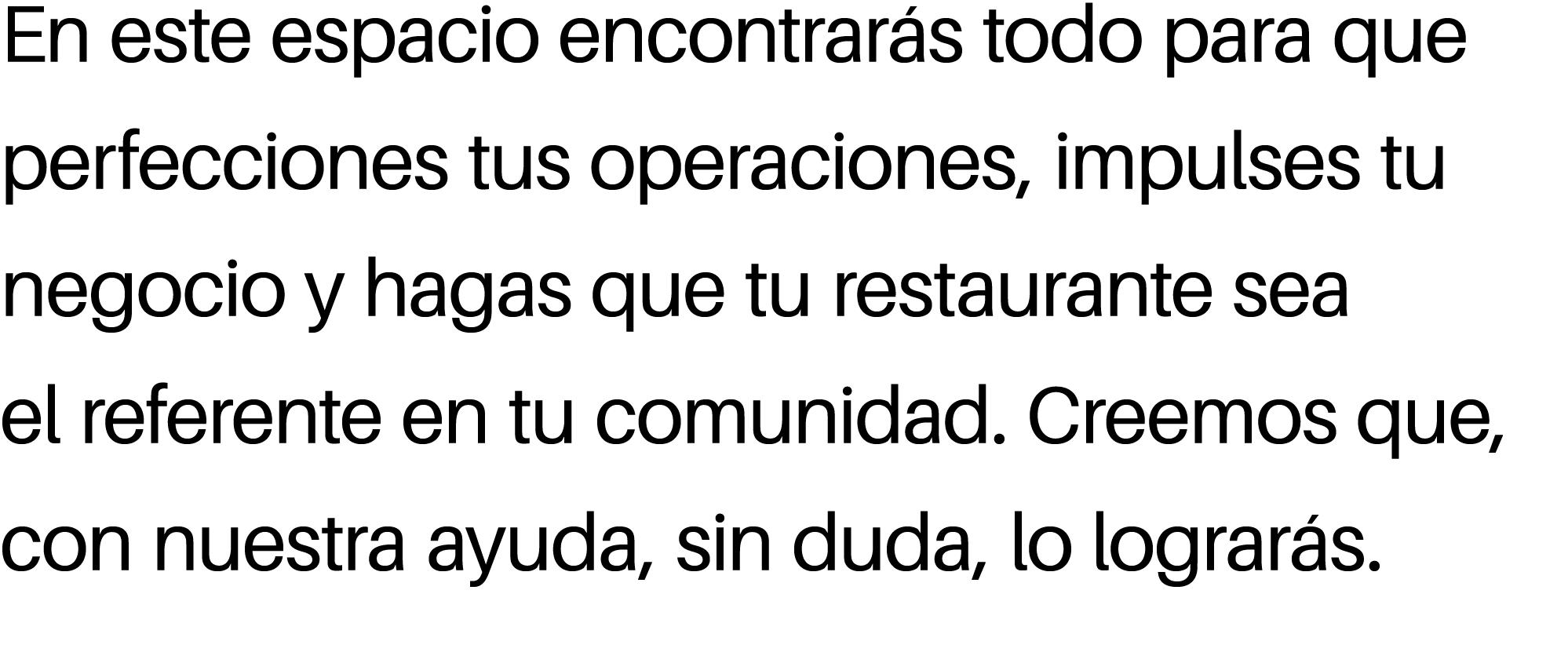 En este espacio encontrar s todo para que perfecciones tus operaciones, impulses tu negocio y hagas que tu restaurant...