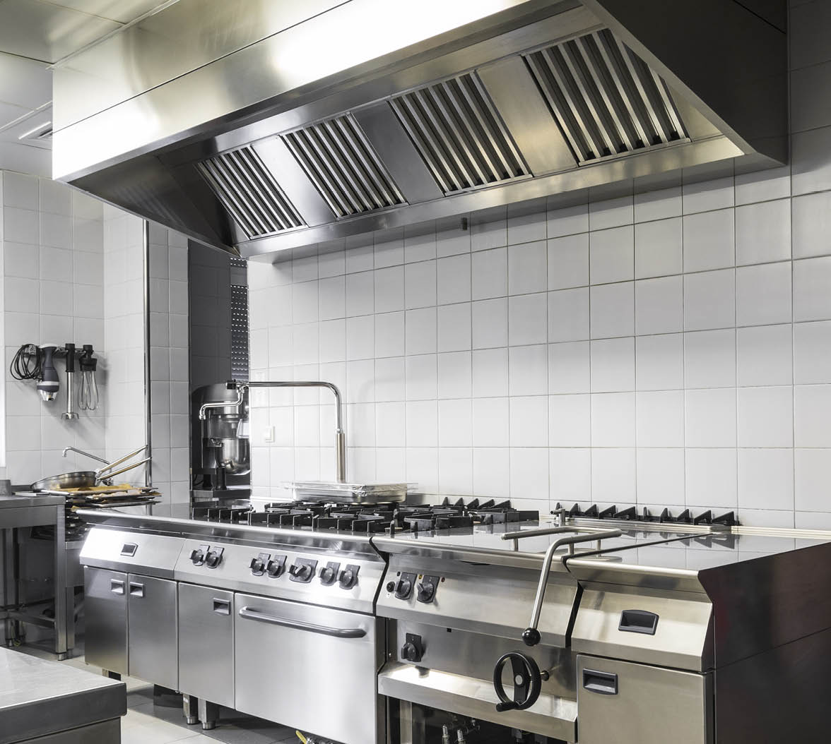 Modern industrial kitchen