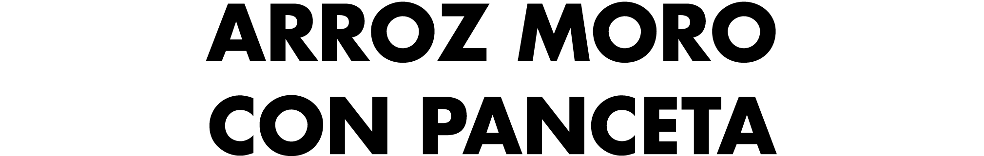 Arroz moro con panceta