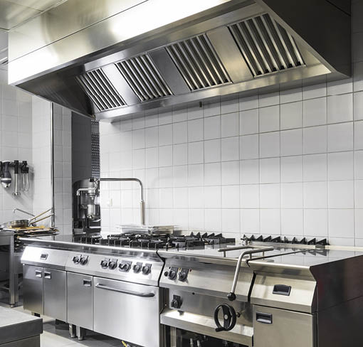 Modern industrial kitchen